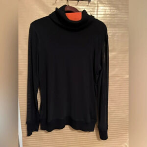 ONE A DAY~BLACK BLOUSE~LG~NWT